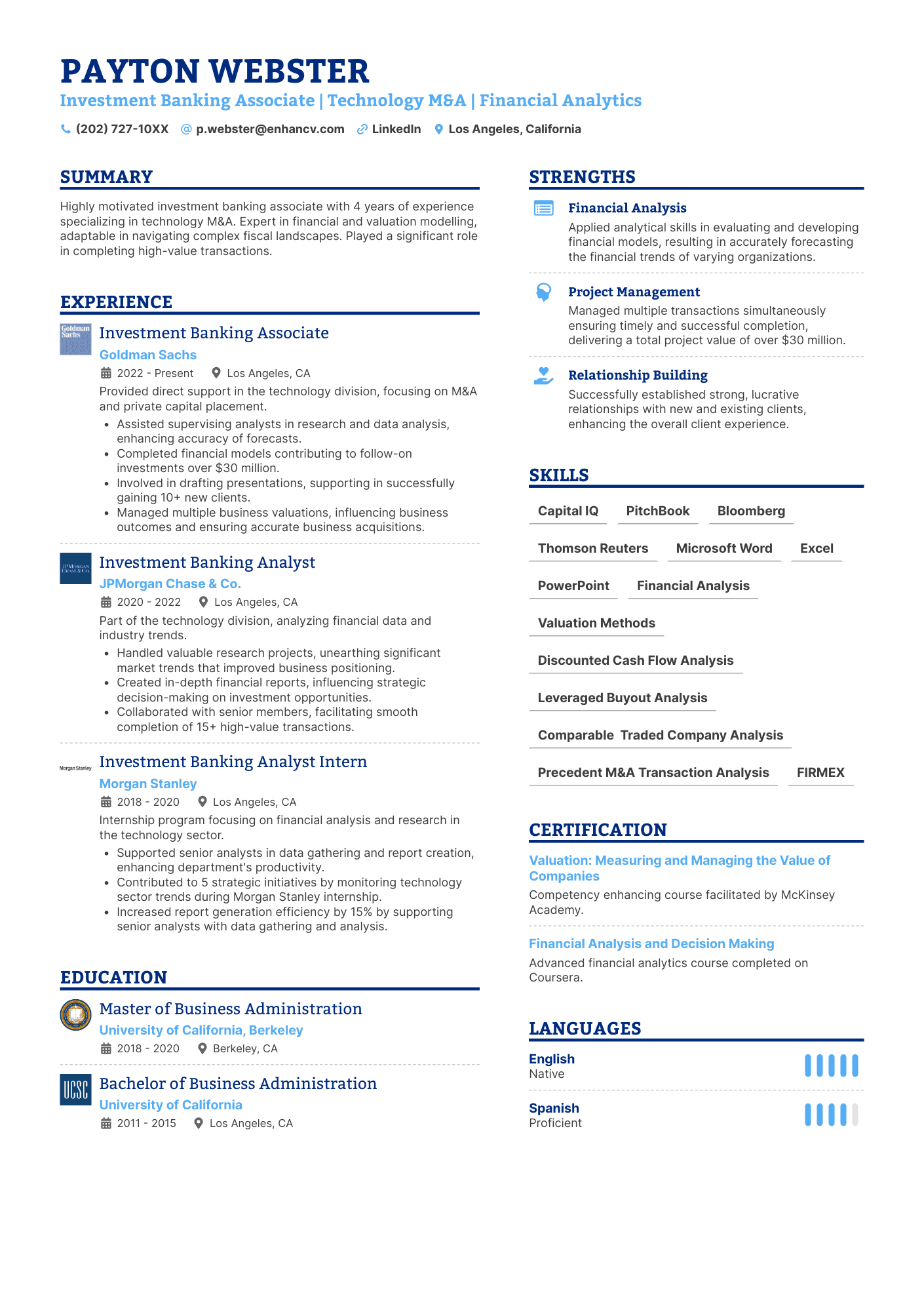 Arabic Formal CV template